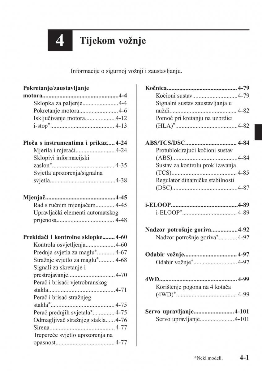 Mazda CX 3 vlasnicko uputstvo / page 141