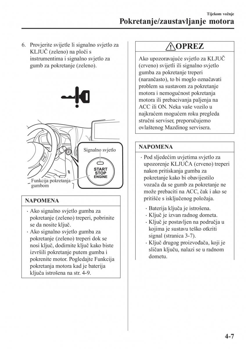 Mazda CX 3 vlasnicko uputstvo / page 147