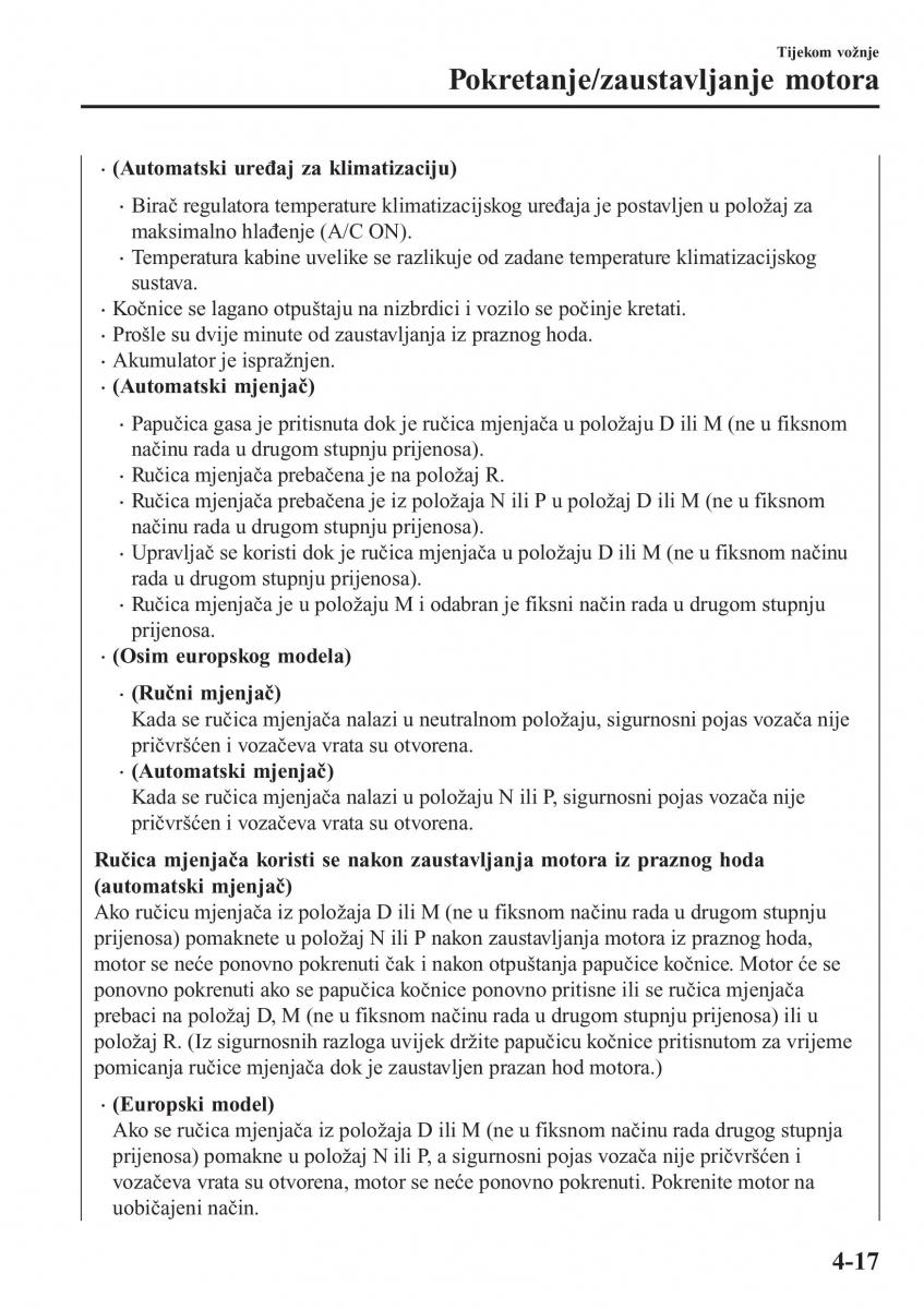 Mazda CX 3 vlasnicko uputstvo / page 157