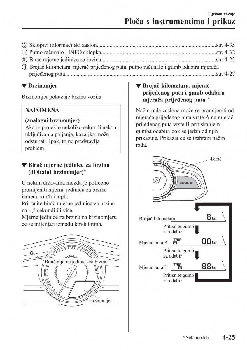 Mazda CX 3 vlasnicko uputstvo / page 165