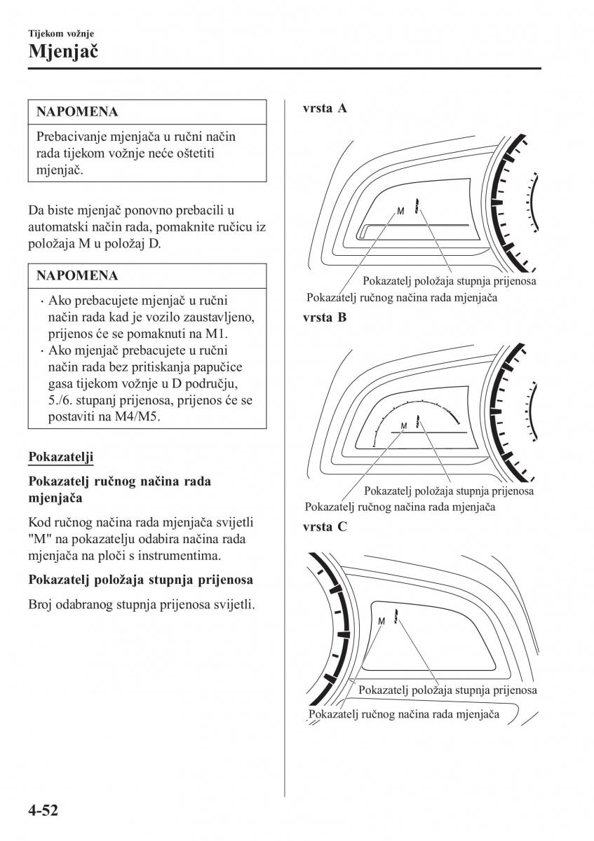 Mazda CX 3 vlasnicko uputstvo / page 192