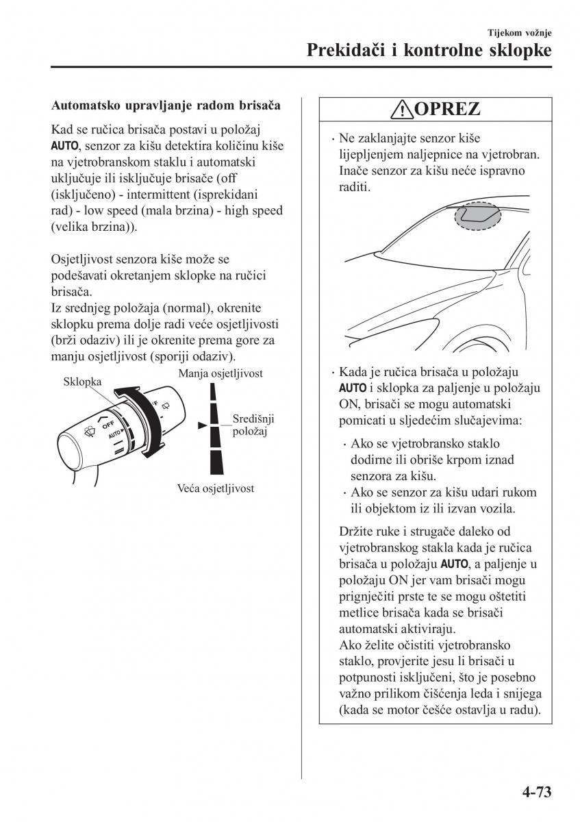 Mazda CX 3 vlasnicko uputstvo / page 213