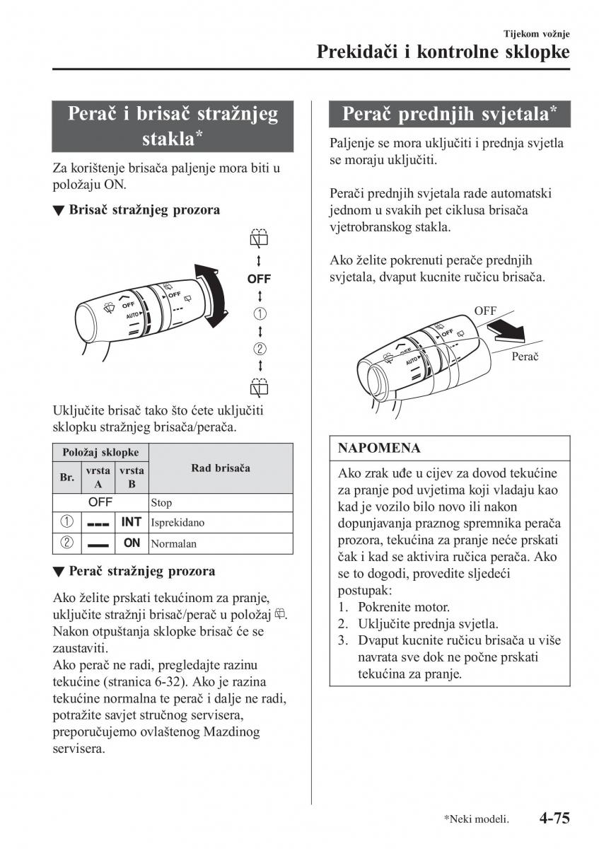 Mazda CX 3 vlasnicko uputstvo / page 215