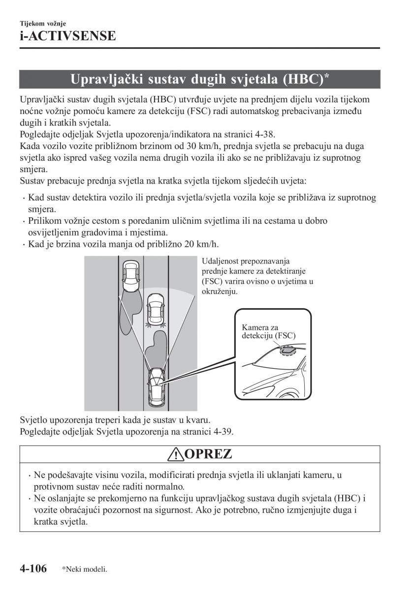 Mazda CX 3 vlasnicko uputstvo / page 246