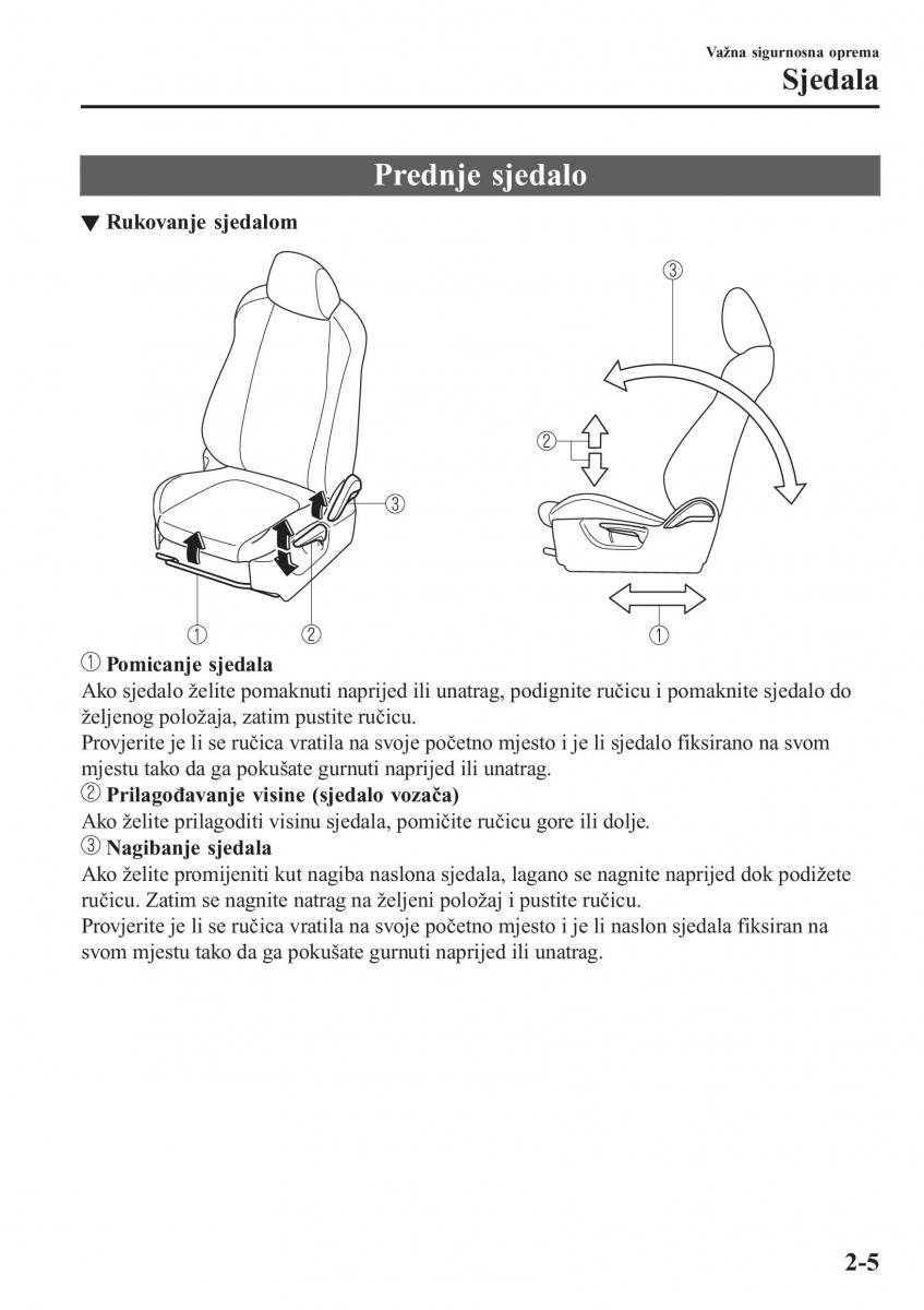 Mazda CX 3 vlasnicko uputstvo / page 25