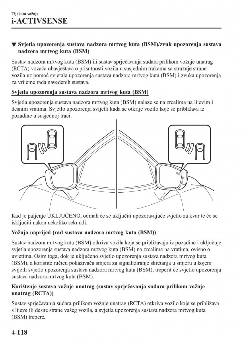 Mazda CX 3 vlasnicko uputstvo / page 258