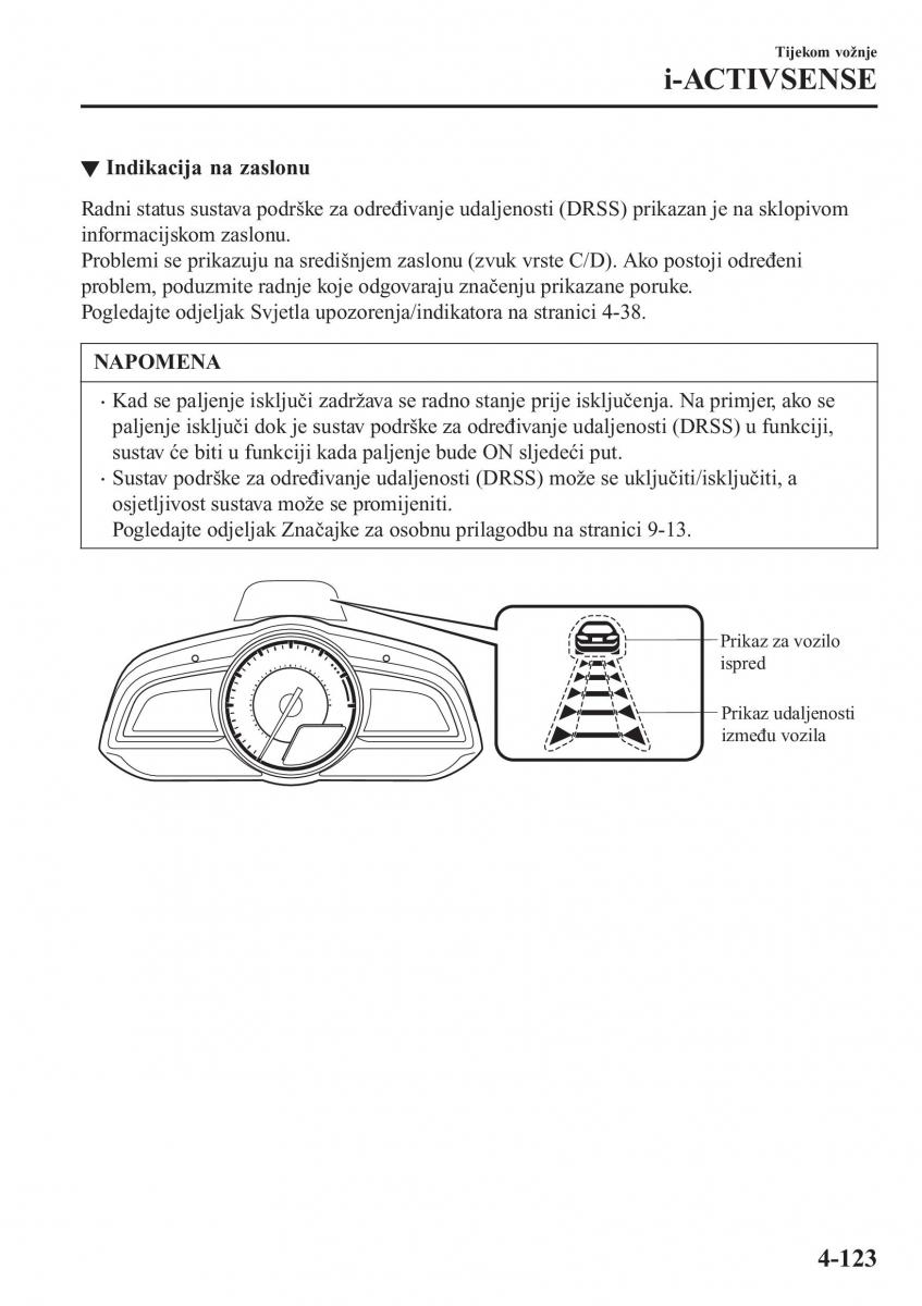 Mazda CX 3 vlasnicko uputstvo / page 263