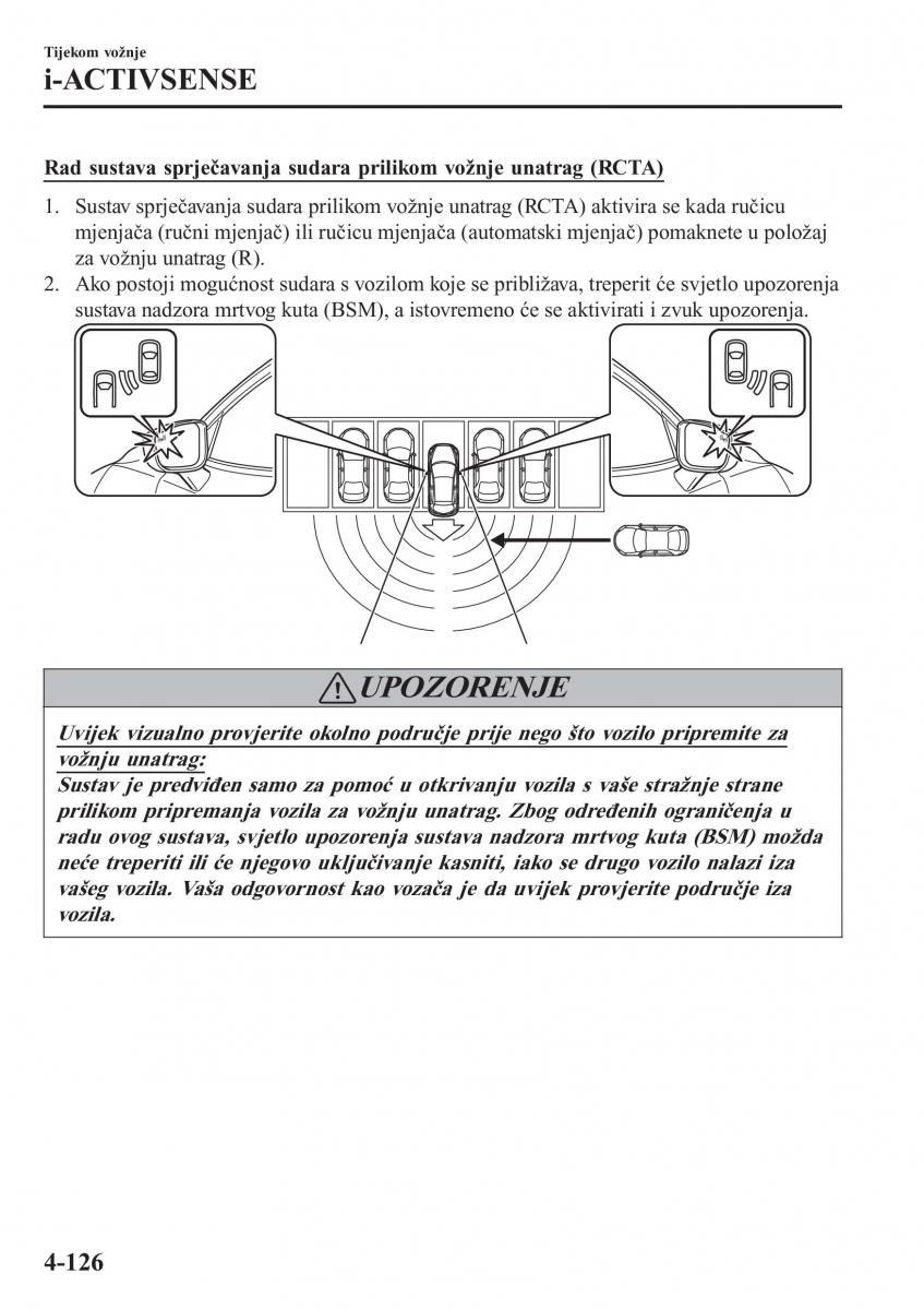 Mazda CX 3 vlasnicko uputstvo / page 266