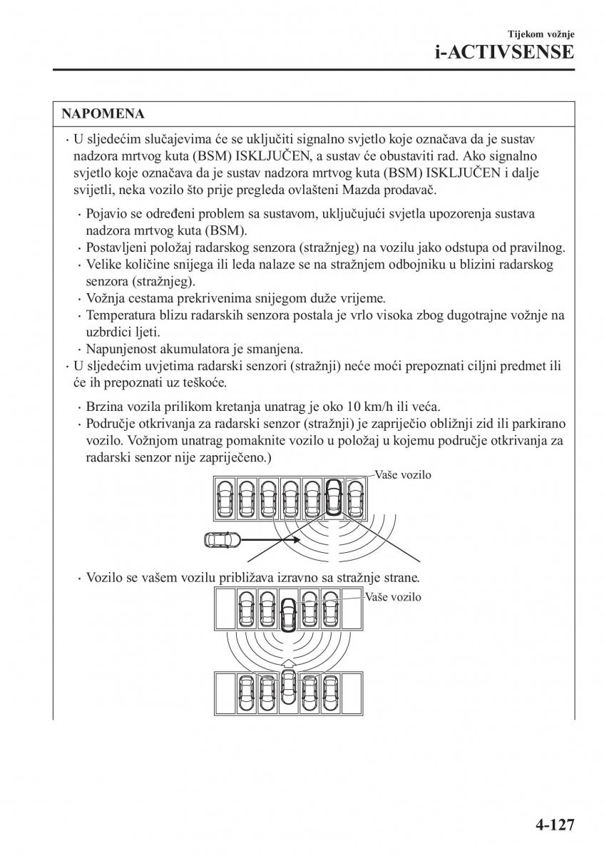 Mazda CX 3 vlasnicko uputstvo / page 267