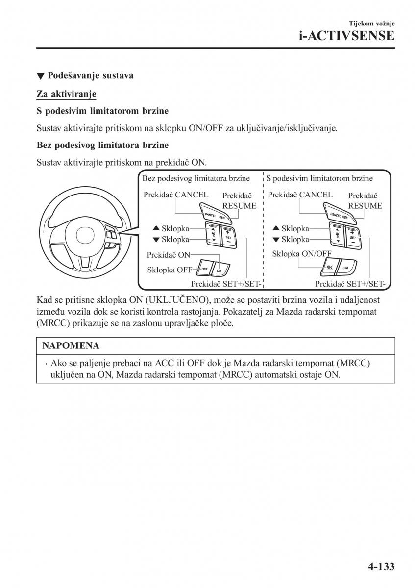 Mazda CX 3 vlasnicko uputstvo / page 273