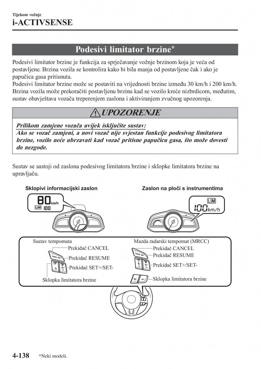 Mazda CX 3 vlasnicko uputstvo / page 278