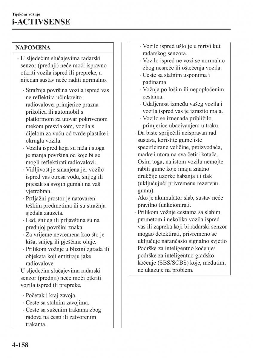 Mazda CX 3 vlasnicko uputstvo / page 298