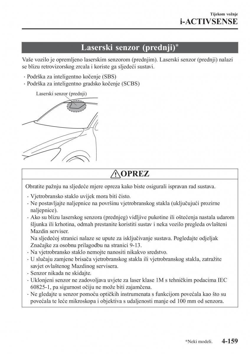 Mazda CX 3 vlasnicko uputstvo / page 299