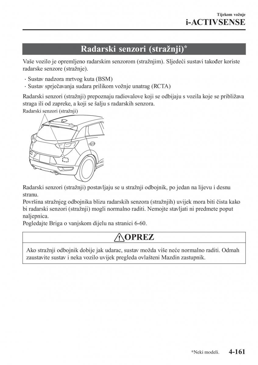 Mazda CX 3 vlasnicko uputstvo / page 301