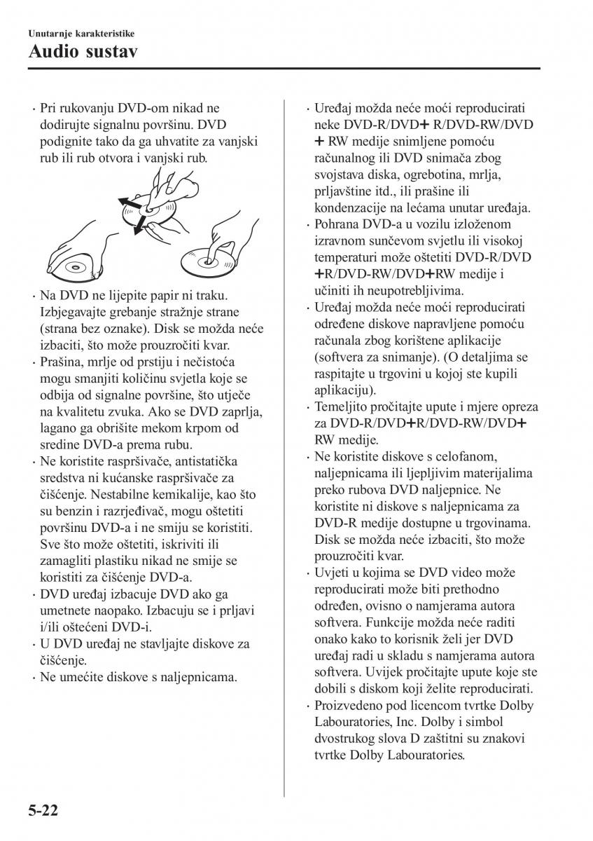 Mazda CX 3 vlasnicko uputstvo / page 348