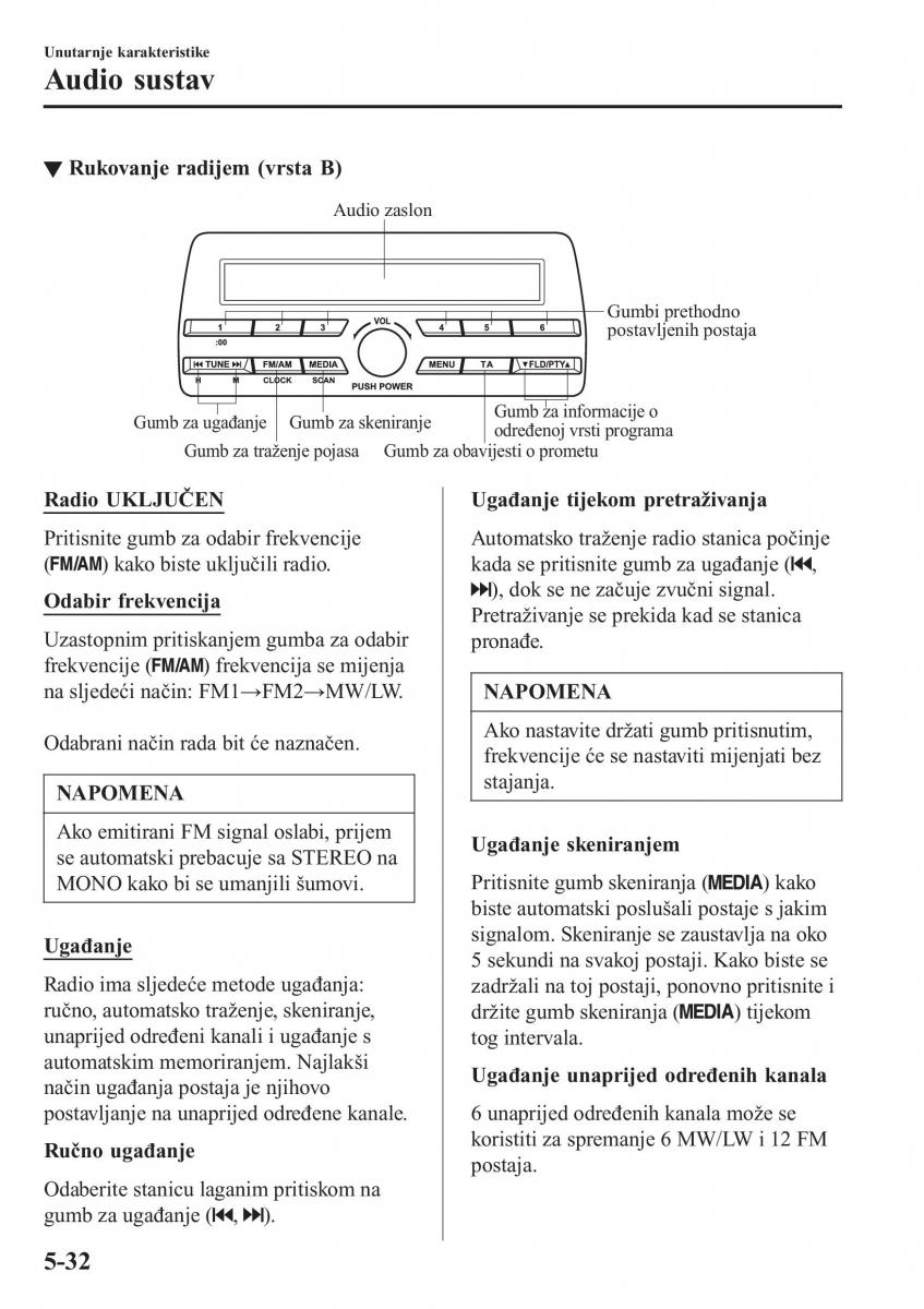 Mazda CX 3 vlasnicko uputstvo / page 358