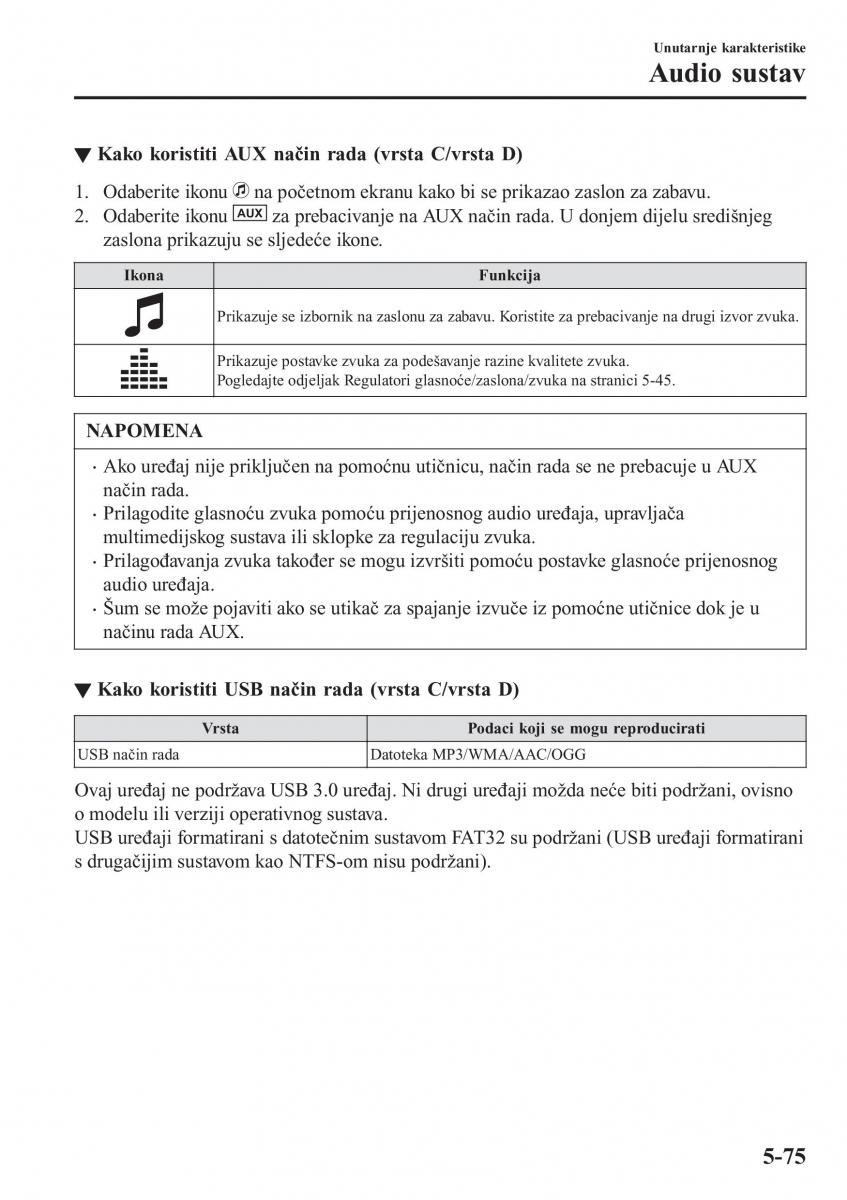 Mazda CX 3 vlasnicko uputstvo / page 401