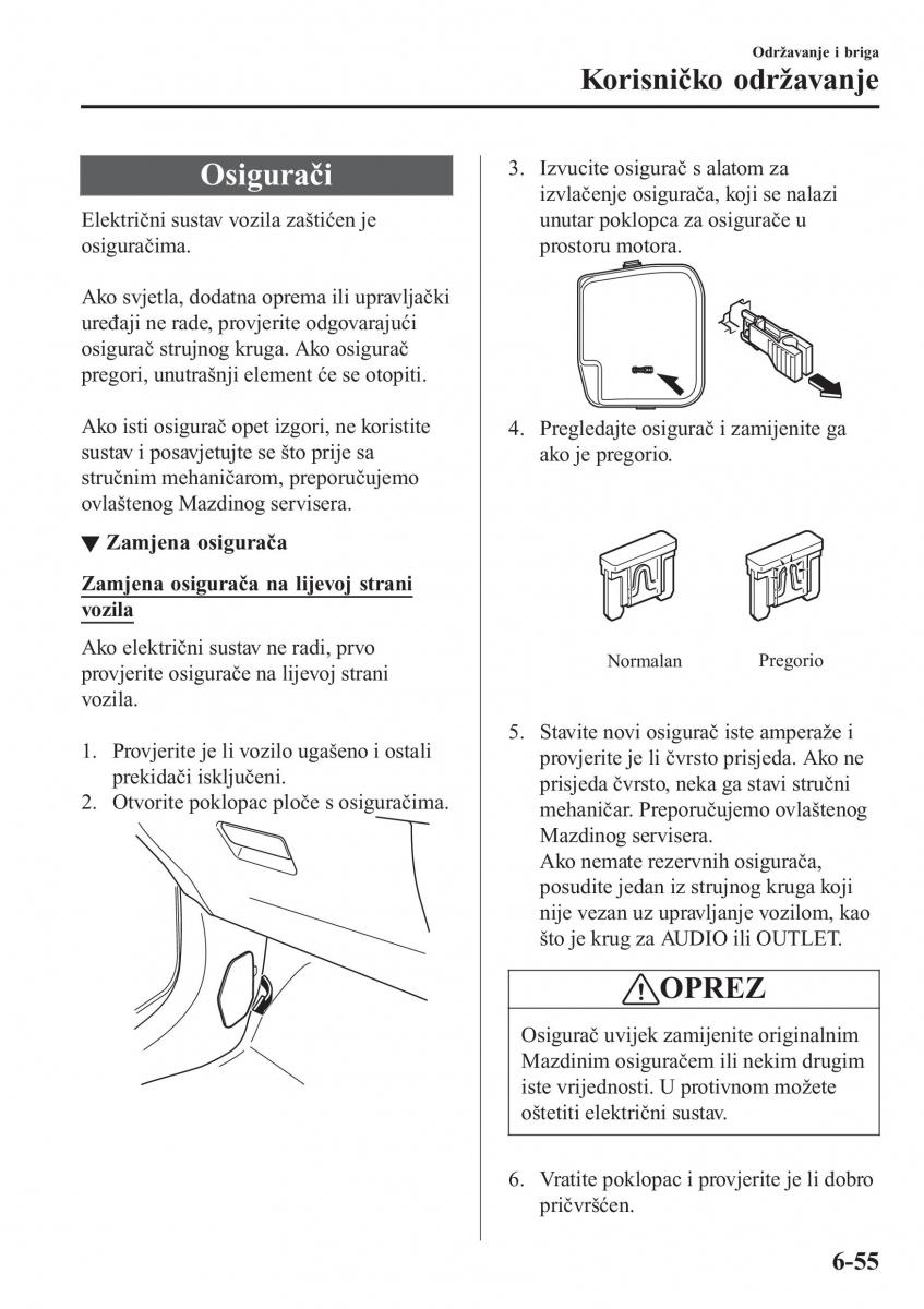 Mazda CX 3 vlasnicko uputstvo / page 531