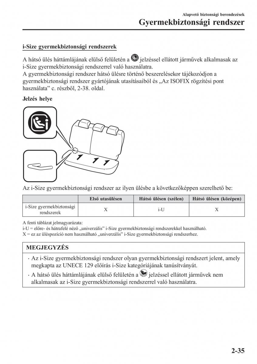 Mazda CX 3 Kezelesi utmutato / page 55