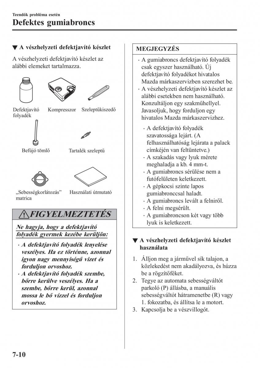 Mazda CX 3 Kezelesi utmutato / page 572