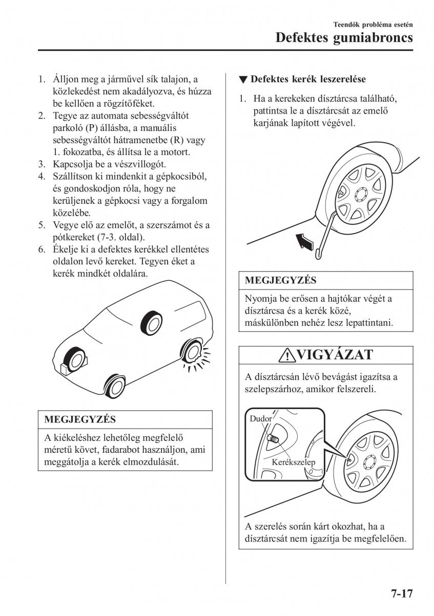 Mazda CX 3 Kezelesi utmutato / page 579