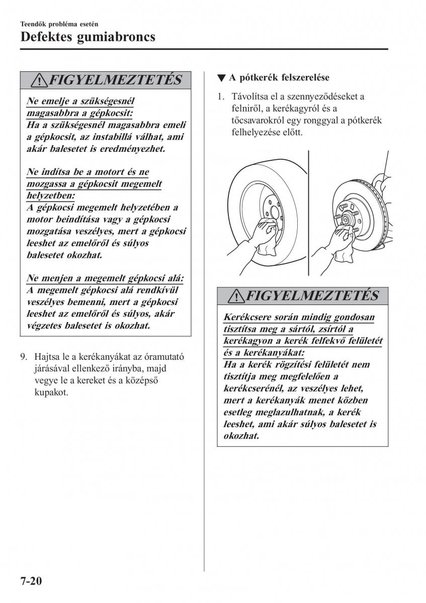 Mazda CX 3 Kezelesi utmutato / page 582