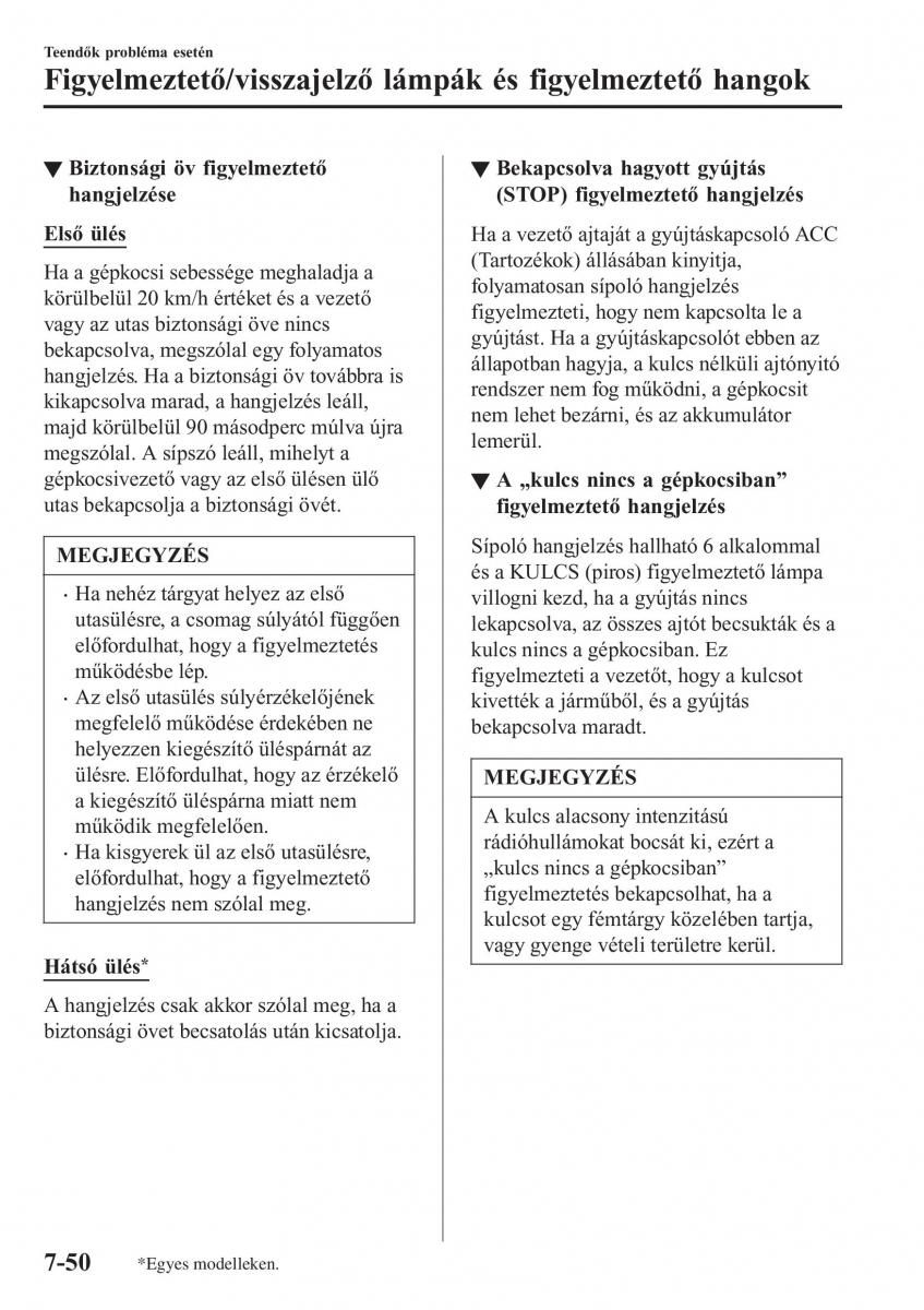 Mazda CX 3 Kezelesi utmutato / page 612