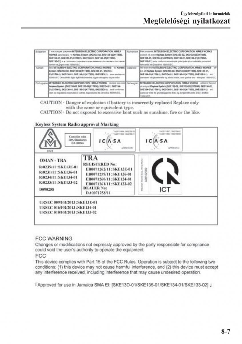 Mazda CX 3 Kezelesi utmutato / page 625