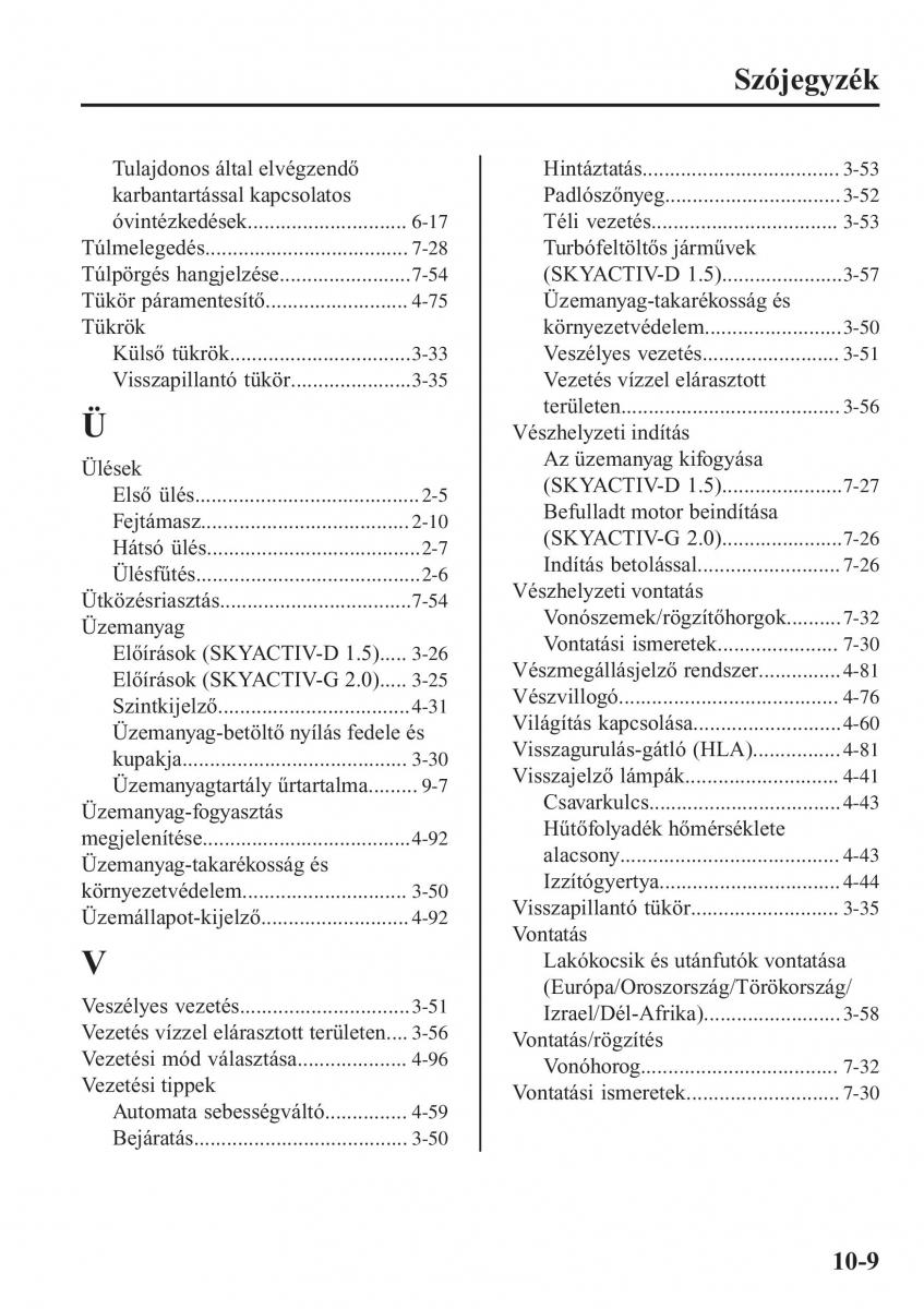 Mazda CX 3 Kezelesi utmutato / page 671