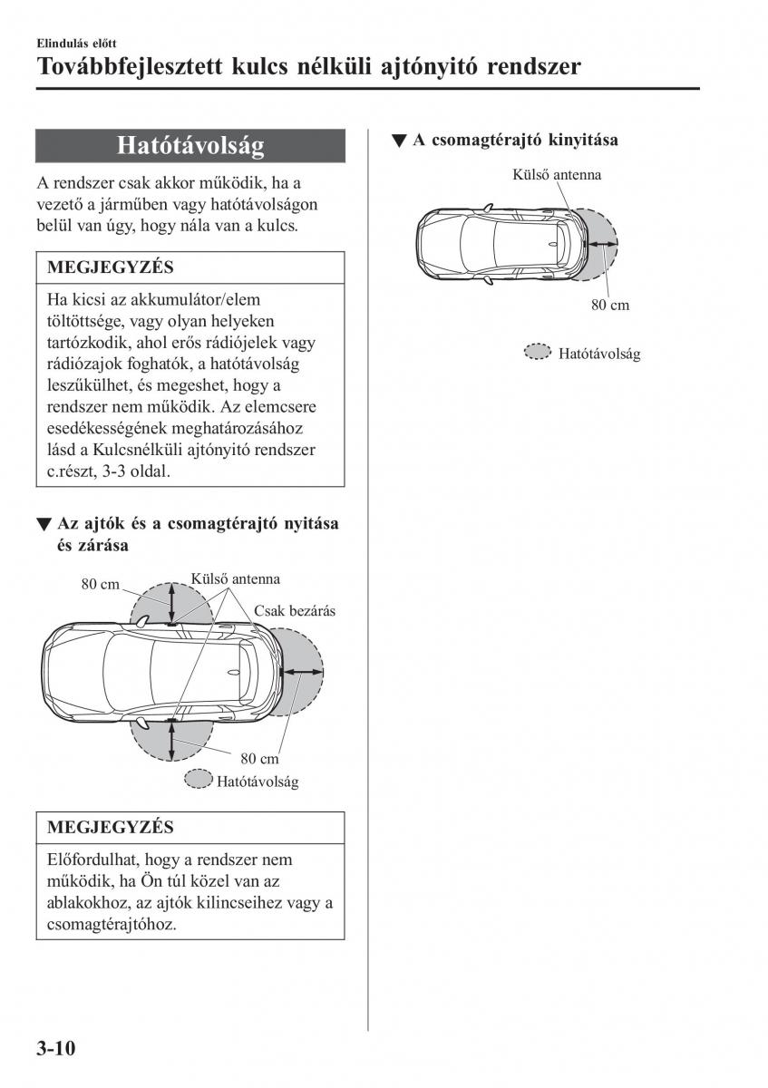 Mazda CX 3 Kezelesi utmutato / page 90