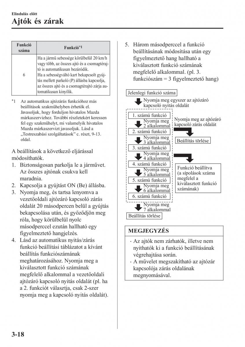 Mazda CX 3 Kezelesi utmutato / page 98