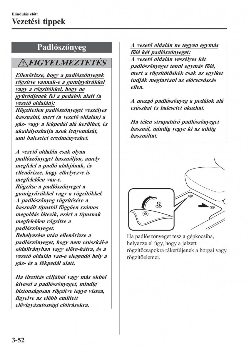 Mazda CX 3 Kezelesi utmutato / page 132