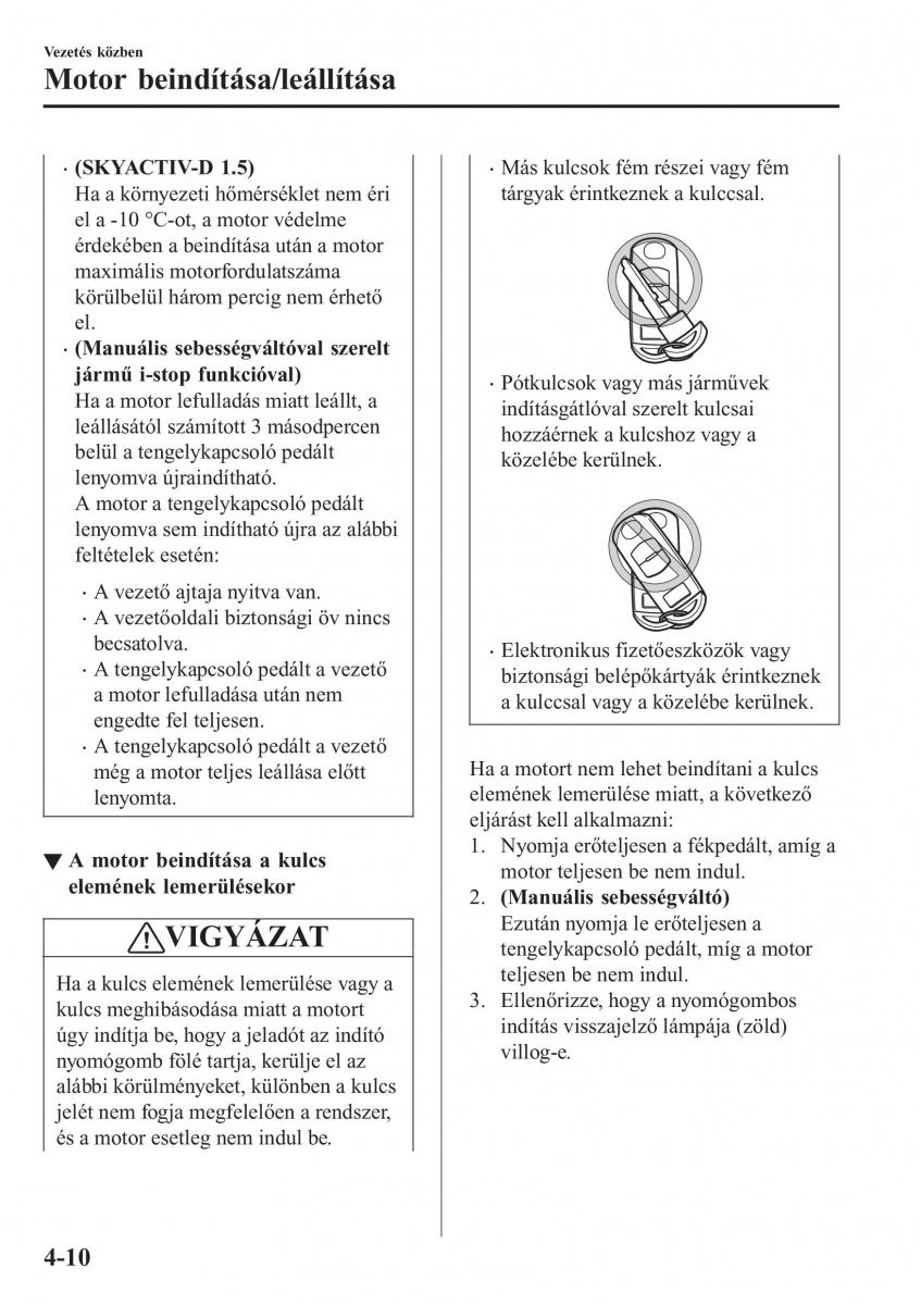 Mazda CX 3 Kezelesi utmutato / page 156