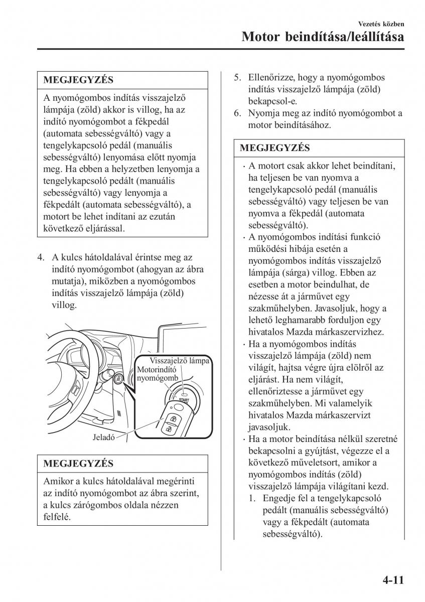 Mazda CX 3 Kezelesi utmutato / page 157