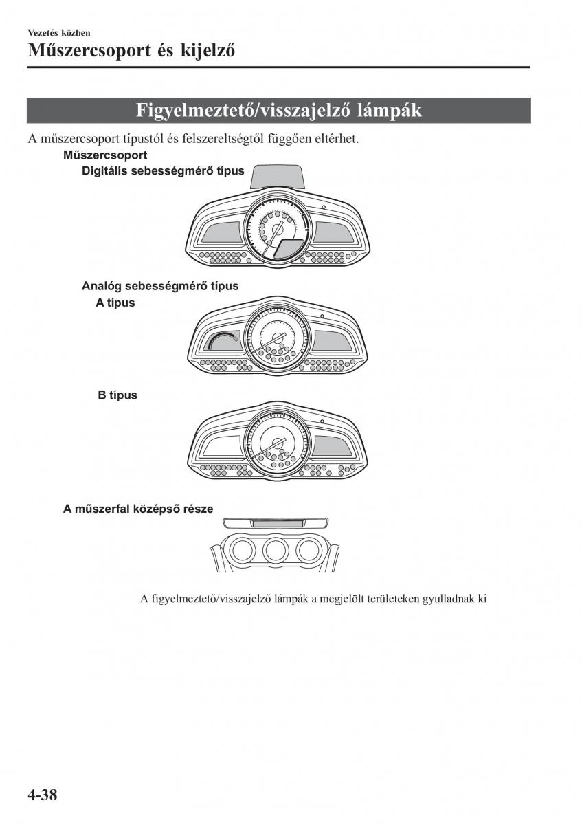 Mazda CX 3 Kezelesi utmutato / page 184