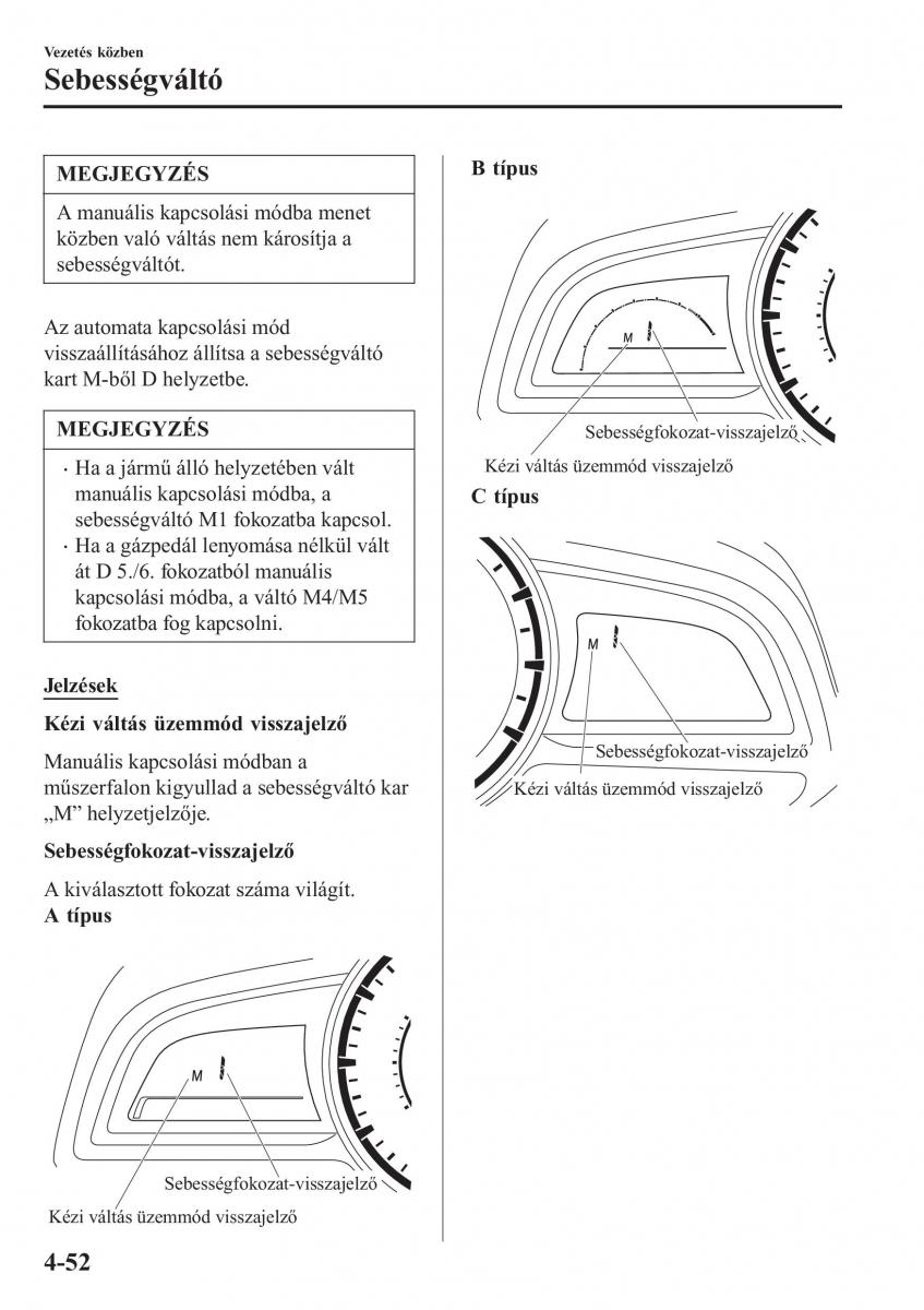 Mazda CX 3 Kezelesi utmutato / page 198