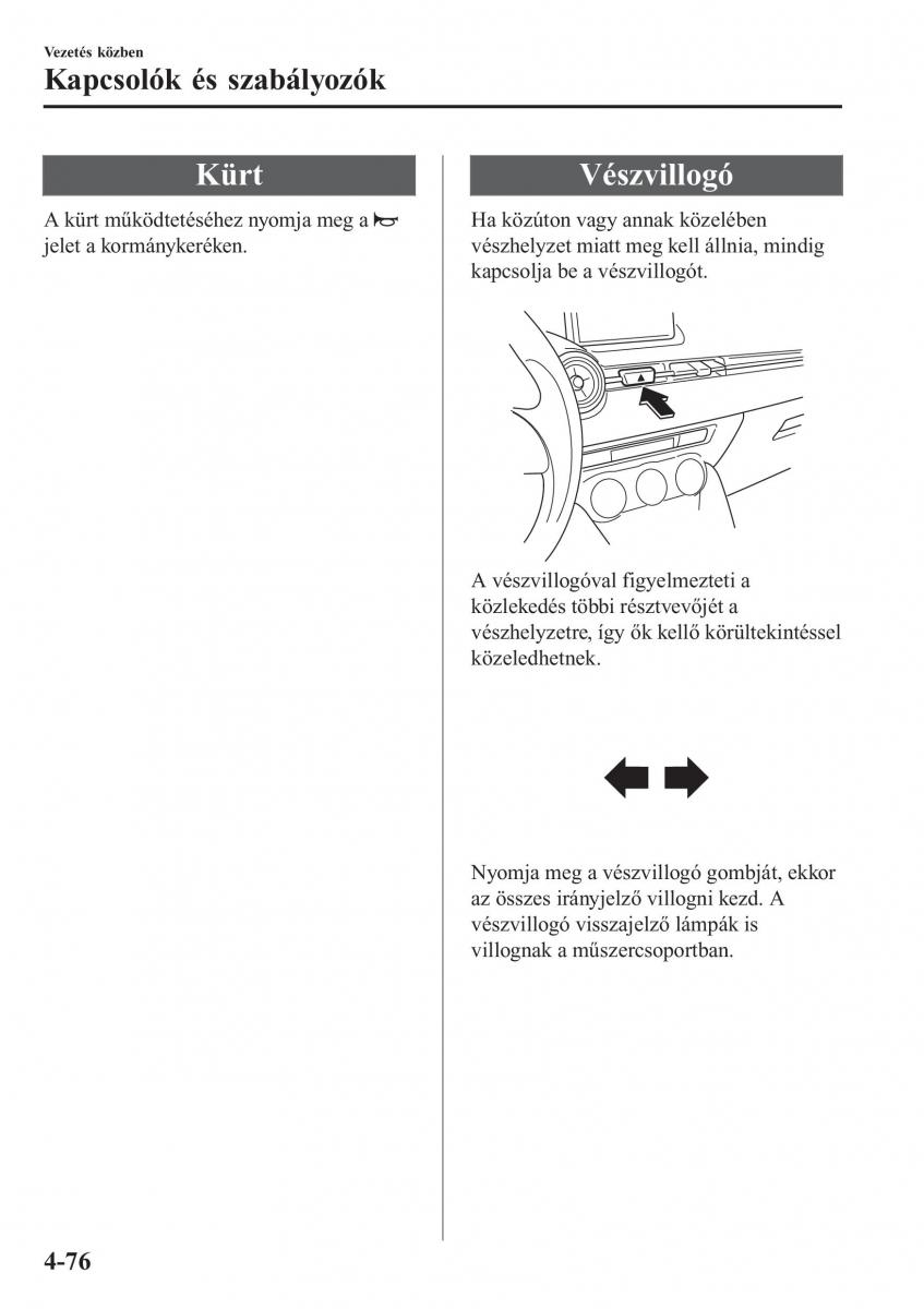 Mazda CX 3 Kezelesi utmutato / page 222