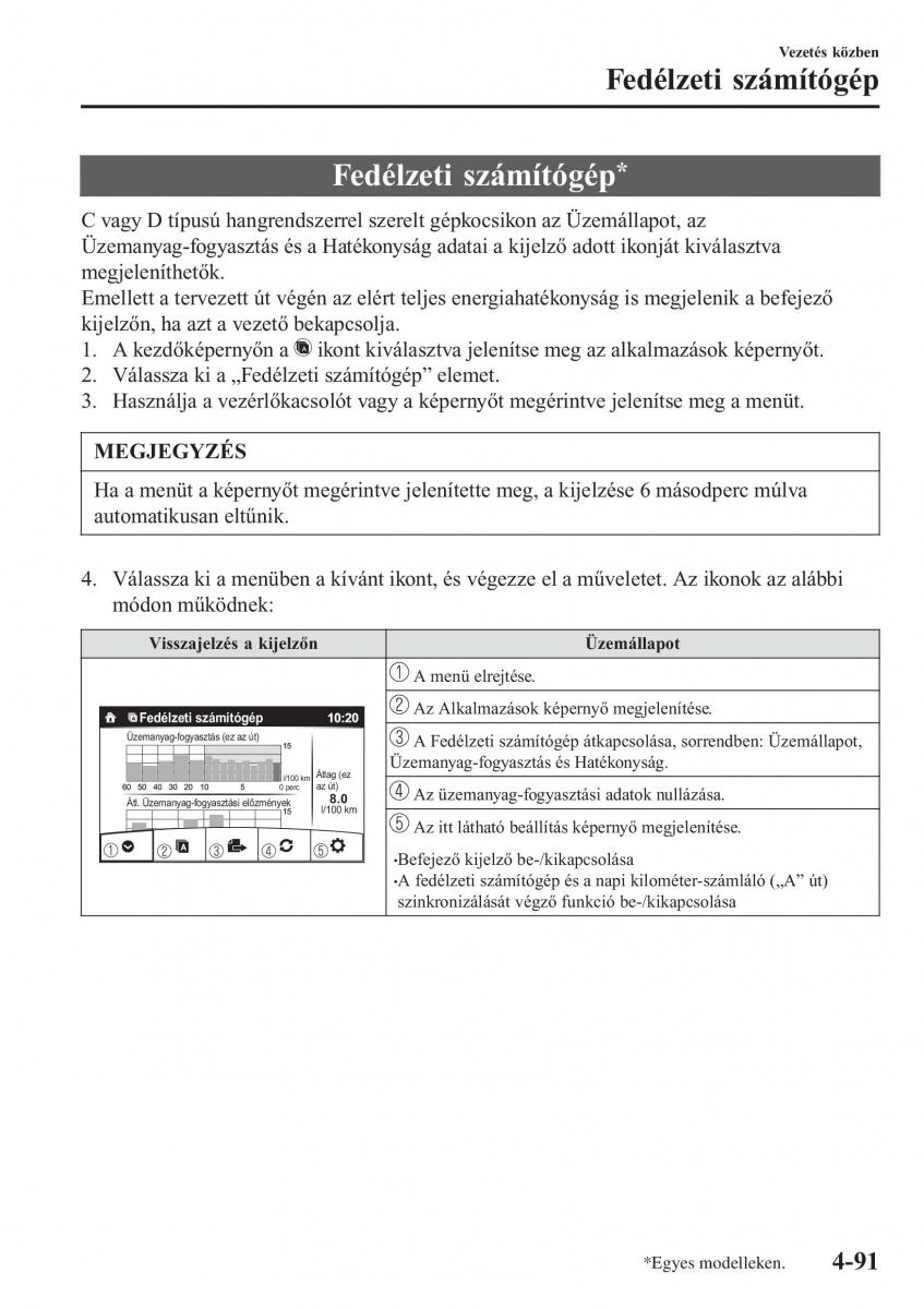 Mazda CX 3 Kezelesi utmutato / page 237