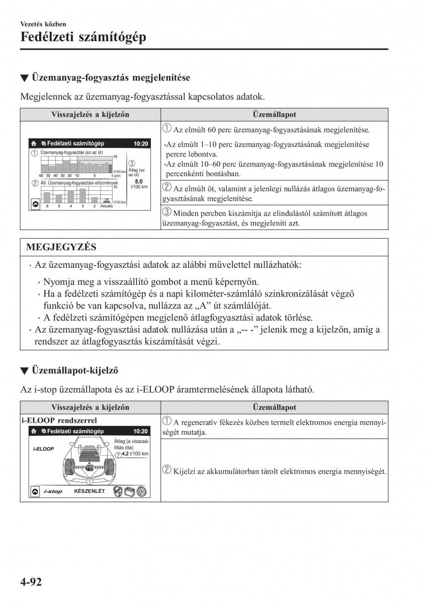 Mazda CX 3 Kezelesi utmutato / page 238