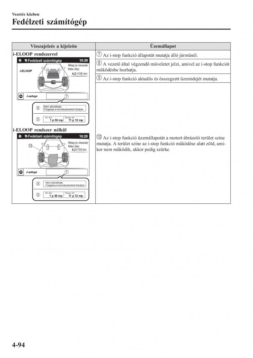 Mazda CX 3 Kezelesi utmutato / page 240