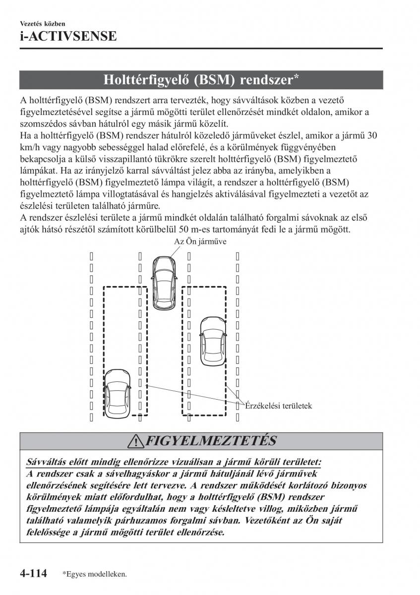 Mazda CX 3 Kezelesi utmutato / page 260