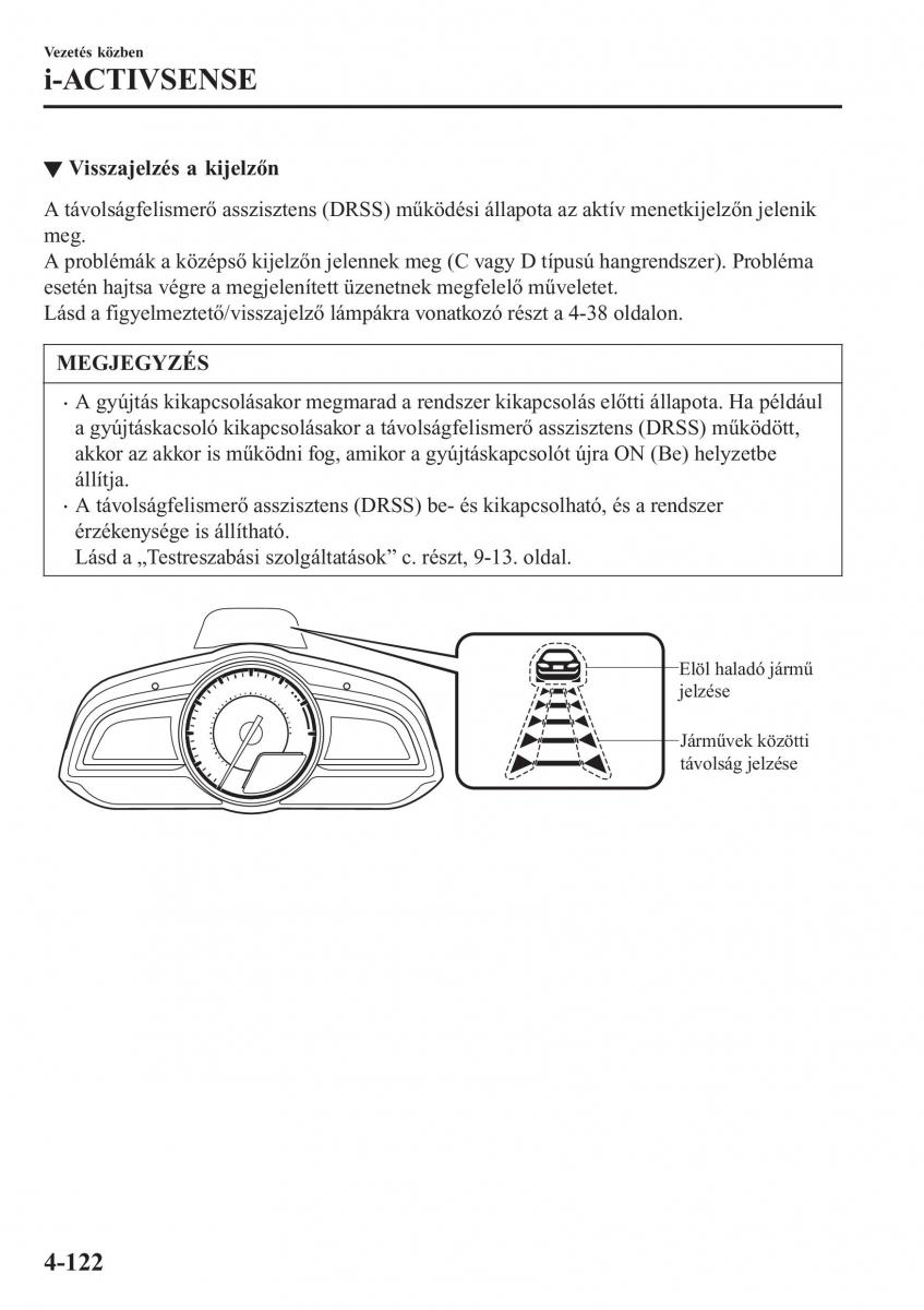 Mazda CX 3 Kezelesi utmutato / page 268