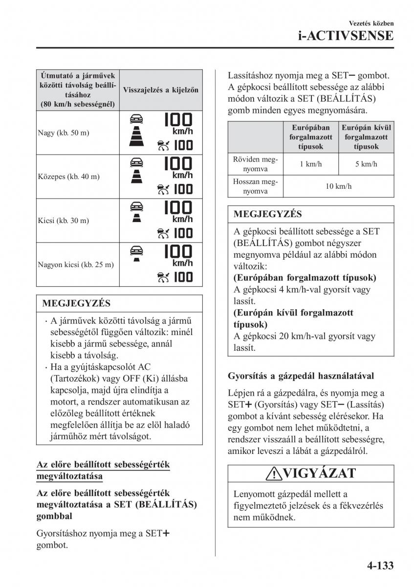 Mazda CX 3 Kezelesi utmutato / page 279