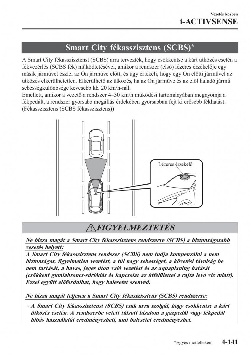 Mazda CX 3 Kezelesi utmutato / page 287