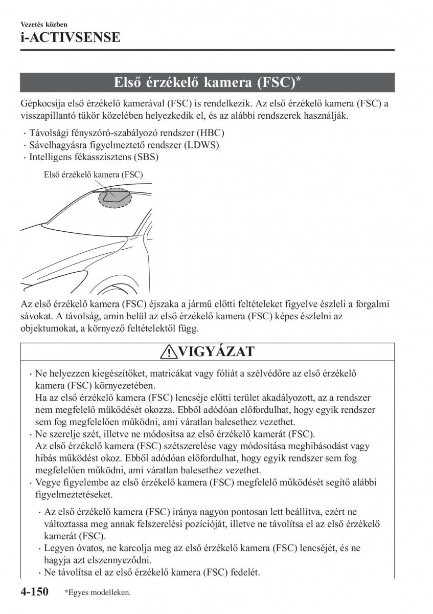 Mazda CX 3 Kezelesi utmutato / page 296