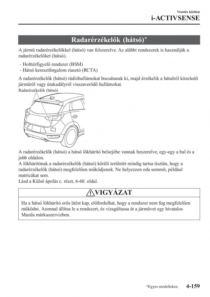 Mazda CX 3 Kezelesi utmutato / page 305