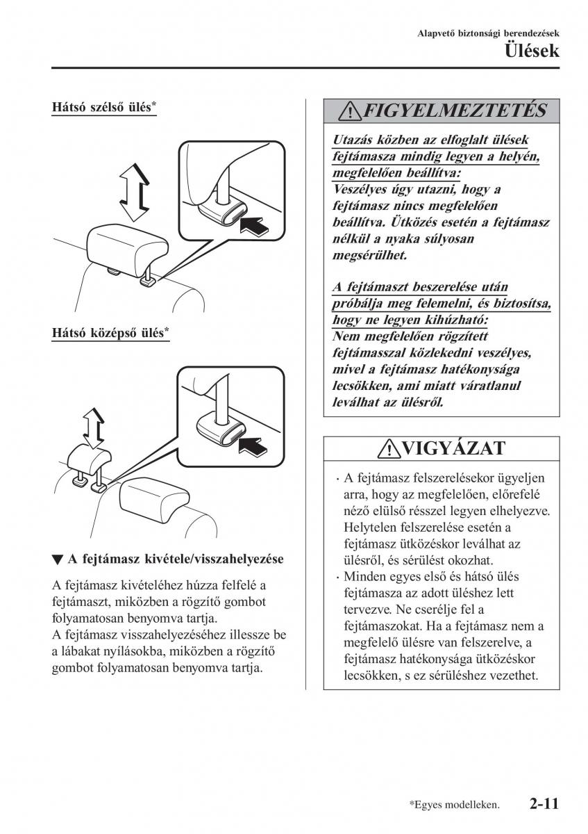 Mazda CX 3 Kezelesi utmutato / page 31