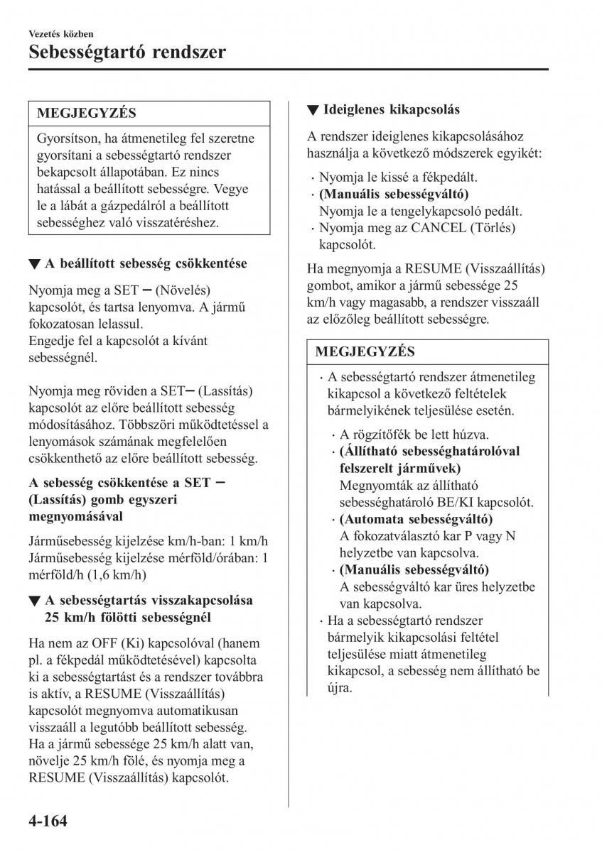 Mazda CX 3 Kezelesi utmutato / page 310