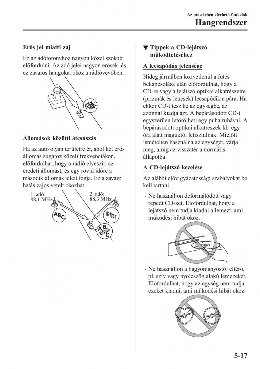 Mazda CX 3 Kezelesi utmutato / page 349