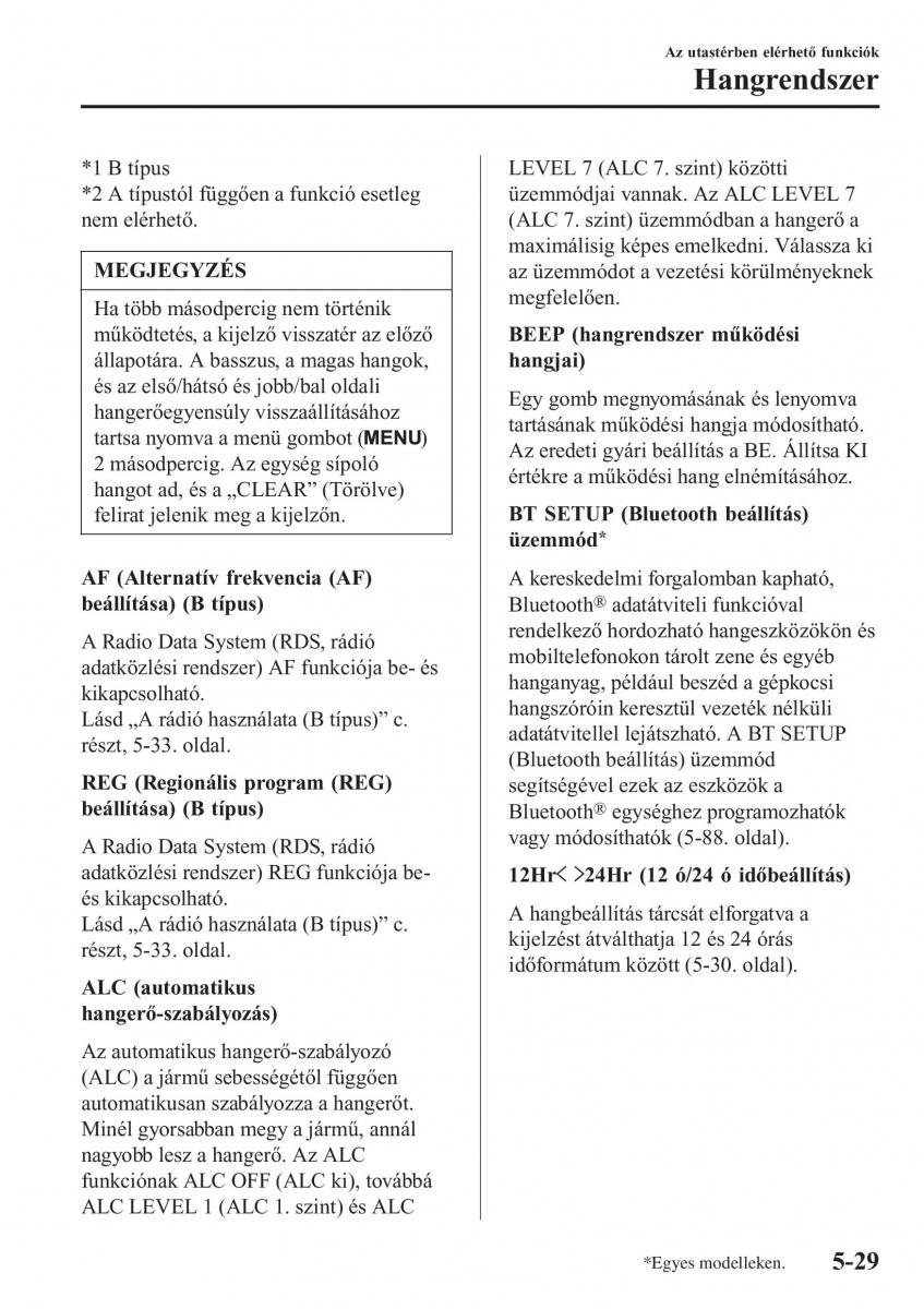 Mazda CX 3 Kezelesi utmutato / page 361